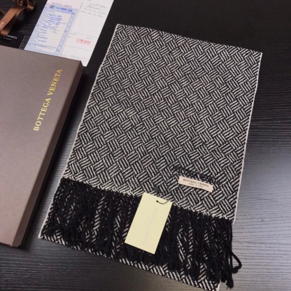 ボッテガ ヴェネタ「Bottega Veneta」 メンズ プレミアム キャシュミール マフラー170*32CM