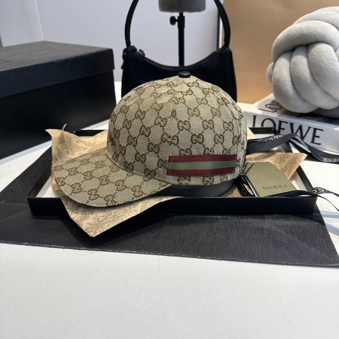 グッチ「Gucci」Lido GG Baseball Cap