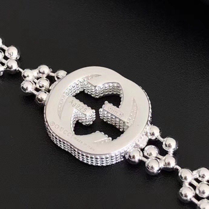 グッチ「Gucci」 スノーフレーク ダブルG ネックレス