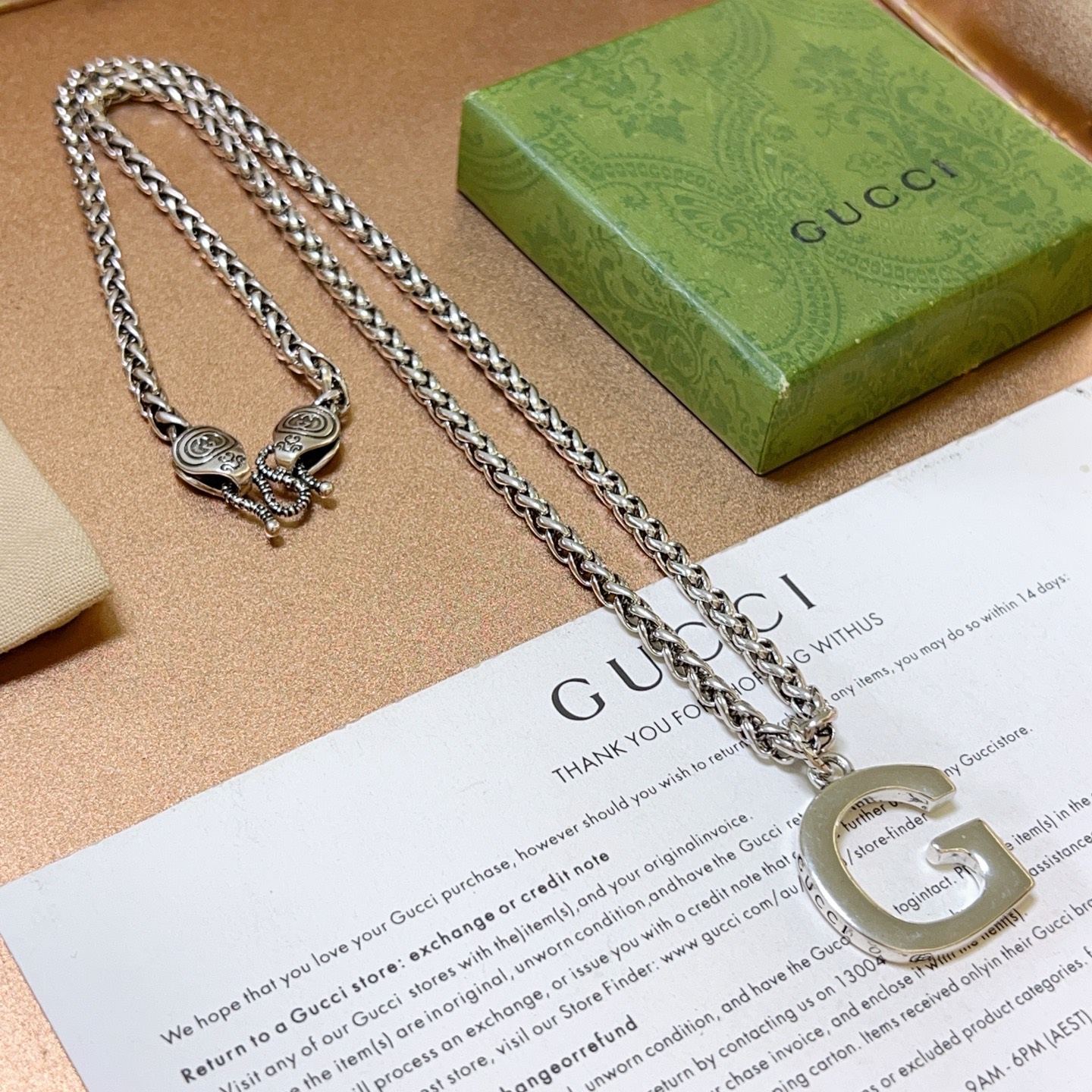 グッチ「Gucci」Anger Forest シルバーネックレス