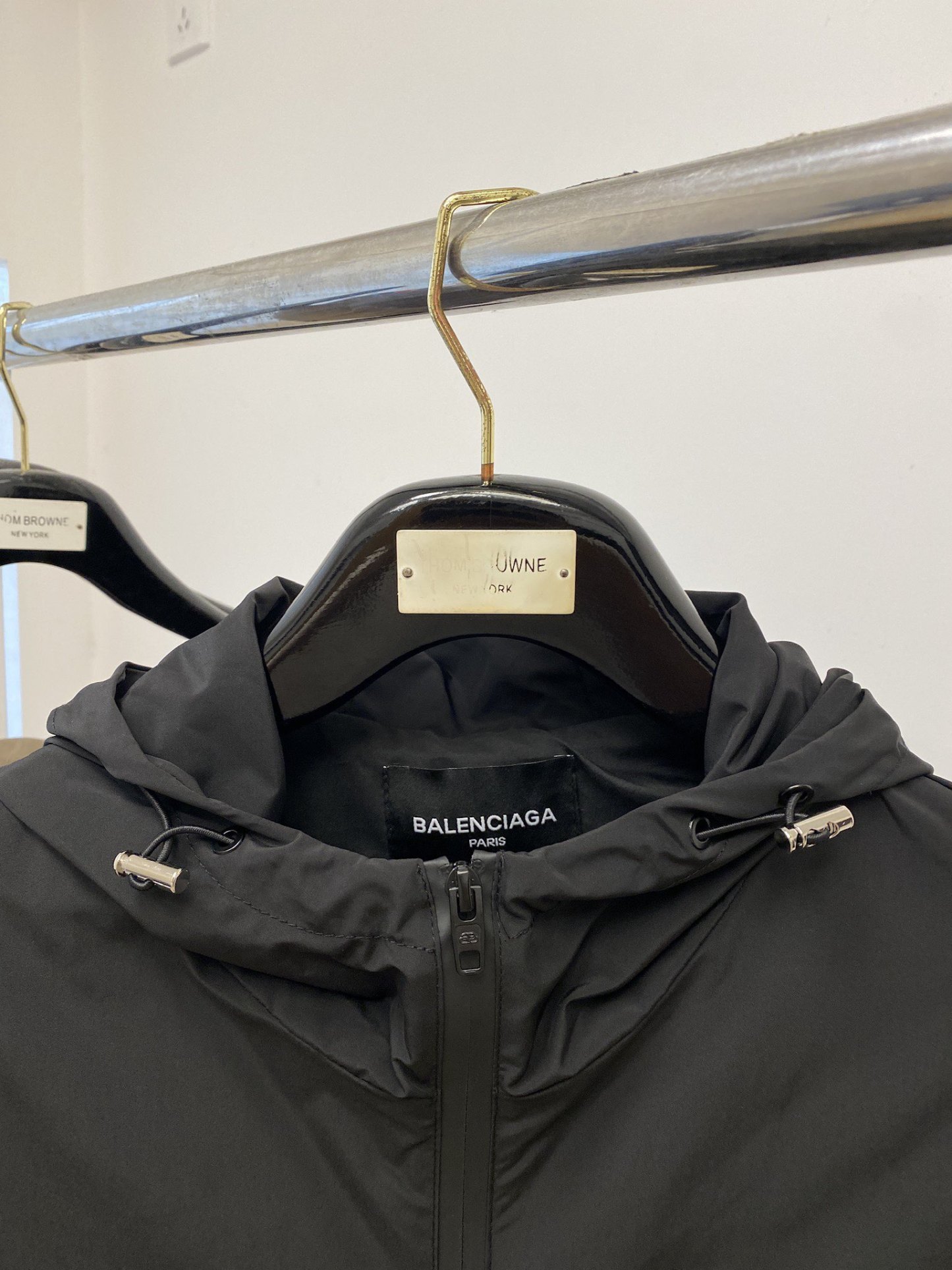 バレンシアガ「Balenciaga」2024年春夏 フレームロゴ デニムジャケット