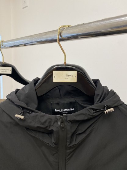 バレンシアガ「Balenciaga」2024年春夏 フレームロゴ デニムジャケット