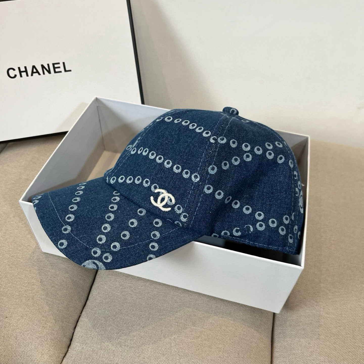 シャネル「Chanel」カンボン ベースボールキャップ