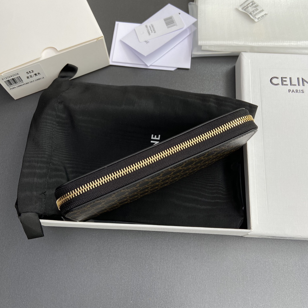 セリーヌ「Celine」TRIOMPHE CANVAS ジップトートバッグ