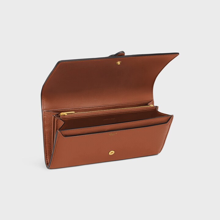 セリーヌ「Celine」ラージウォレット CELINE コンティ / サプルカーフスキン