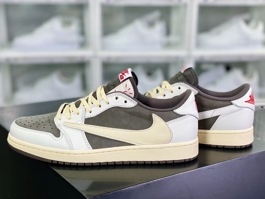 「コラボモデル」Nike Air Jordan 1 Low x Travis Scott「Sail and Ridgerock」