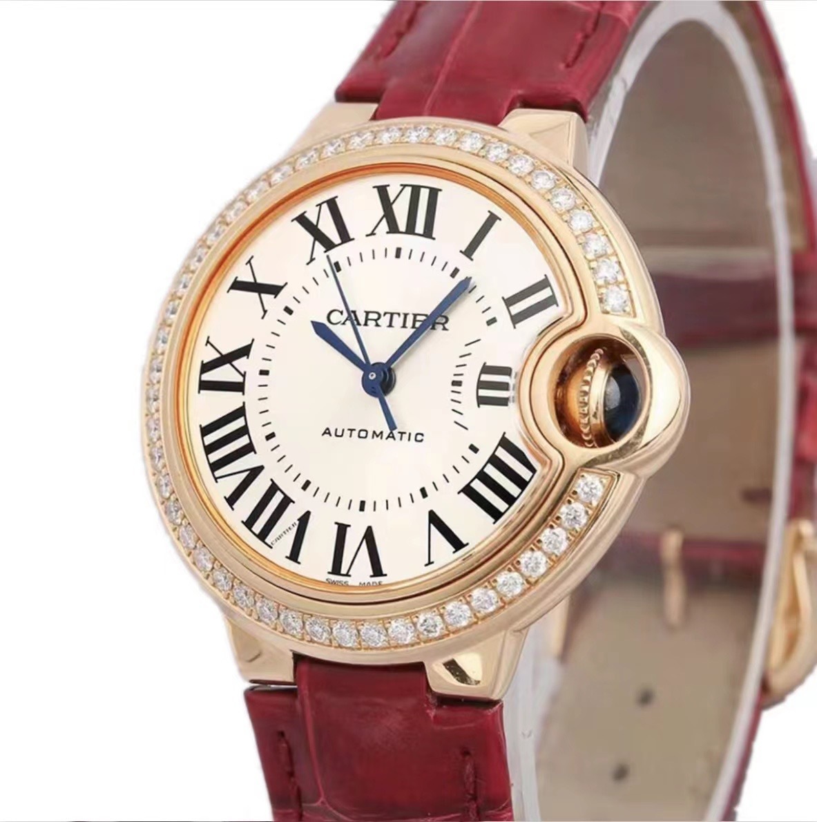 カルティエ［Cartier］バロン ブリュ 33mm 自動巻き 腕時計