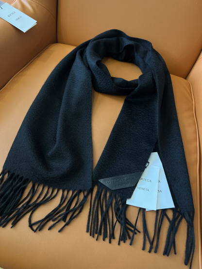 ボッテガ ヴェネタ「Bottega Veneta」プレミアム キャシュミール ラージマフラー35x200cm
