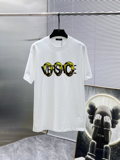 ヴェルサーチ「Versace」 2025SS リラックスフィット クルーネックTシャツ