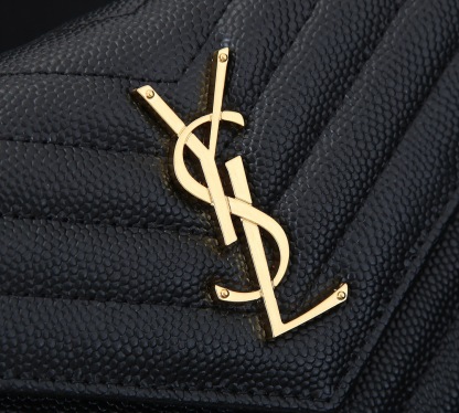 サンローラン「Saint Laurent」なし☆YSL モノグラム エンベロープ チェーンウォレット