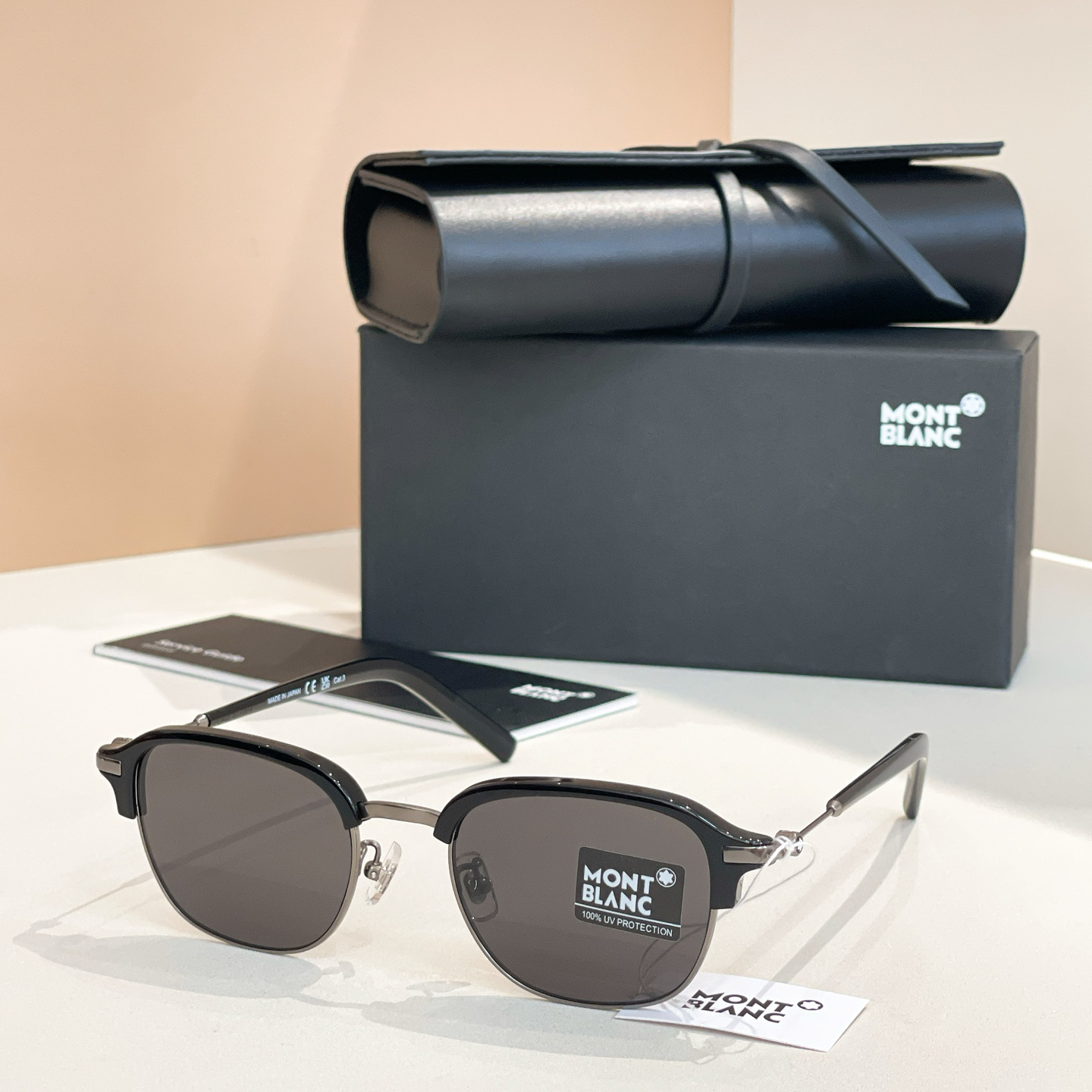 モンブラン「Montblanc」ハーフフレームサングラス