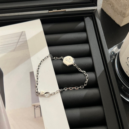 グッチ「Gucci」インターロッキングG シルバー925 ブレスレット