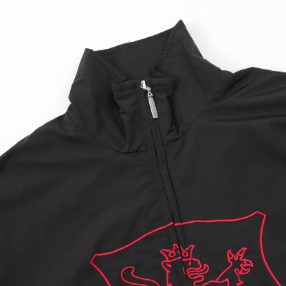 バレンシアガ「Balenciaga」‌アルファベット刺繍ジッパージャケット