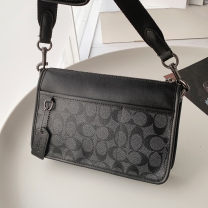 コーチ(Coach)ヘリテージ コンバーチブル クロスボディ・シグネチャー キャンバス