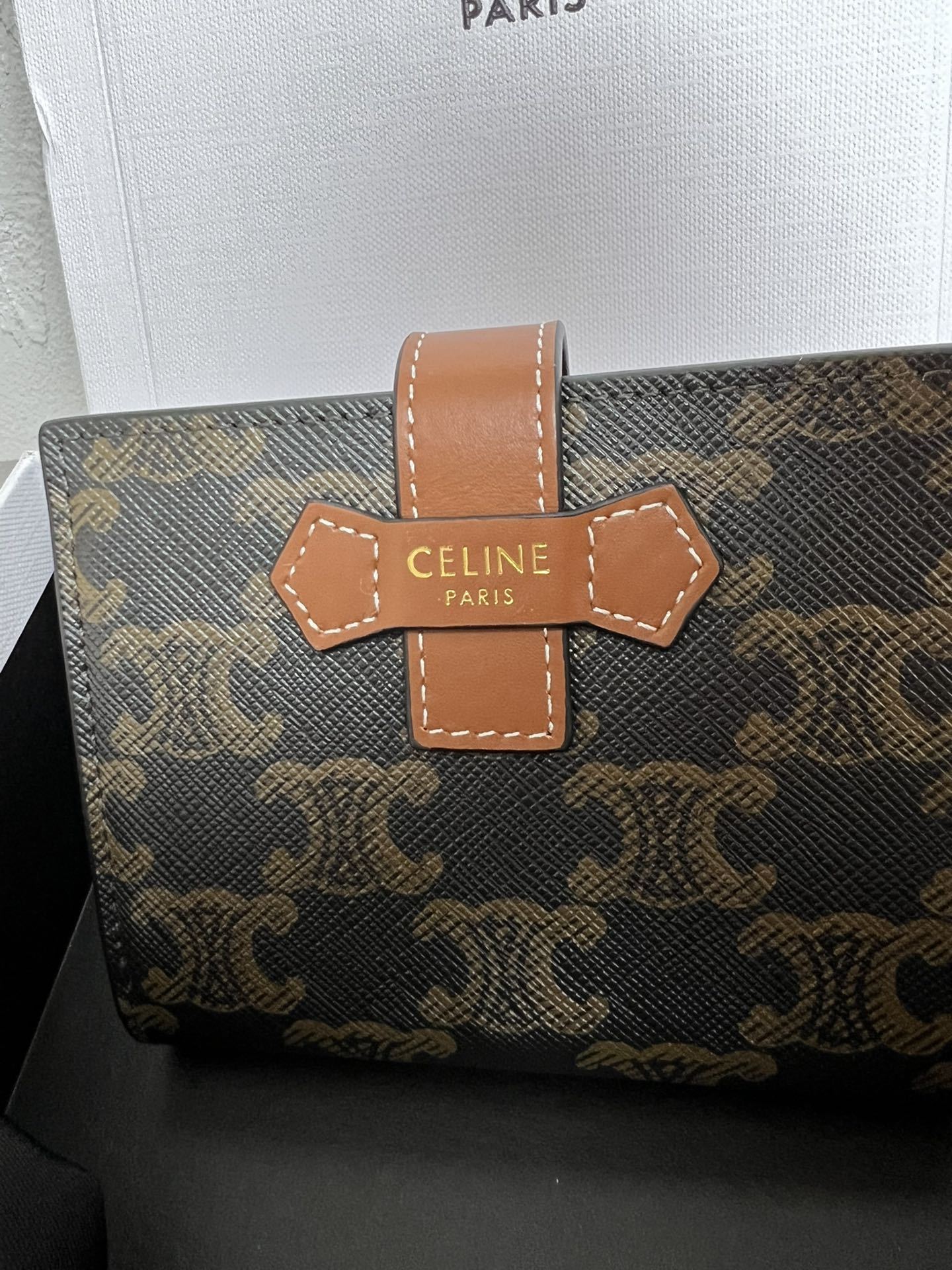 セリーヌ(Celine)ジュエリーポーチ / トリオンフキャンバス＆カーフスキン