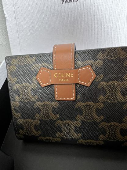 セリーヌ(Celine)ジュエリーポーチ / トリオンフキャンバス＆カーフスキン