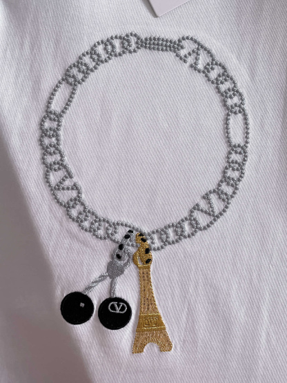 ヴァレンティノ「Valentino」25 ss春夏新作初の最新半袖クルーネックTシャツ