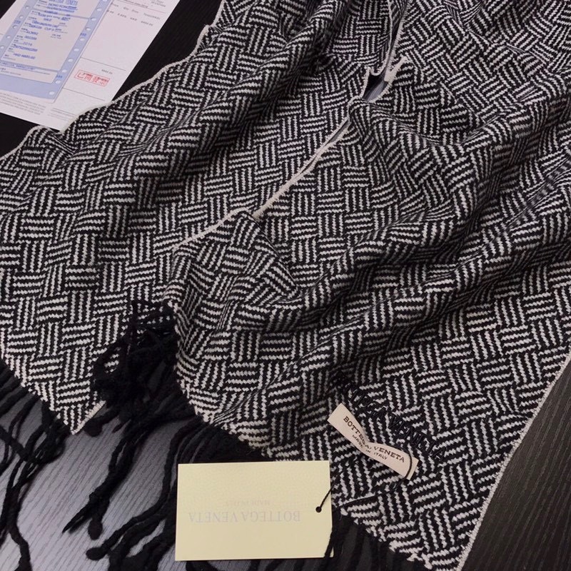 ボッテガ ヴェネタ「Bottega Veneta」 メンズ プレミアム キャシュミール マフラー170*32CM
