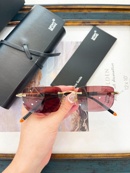 モンブラン「Montblanc」MB658S リムレス サングラス