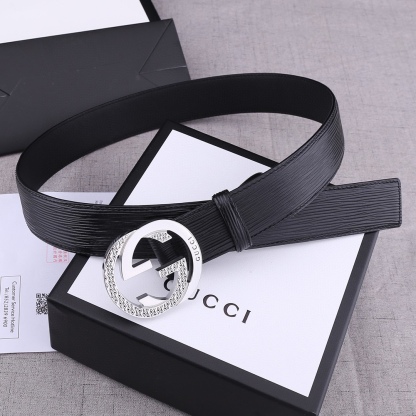 グッチ「Gucci」ウェーブレザー GGロゴ ベルト100CM