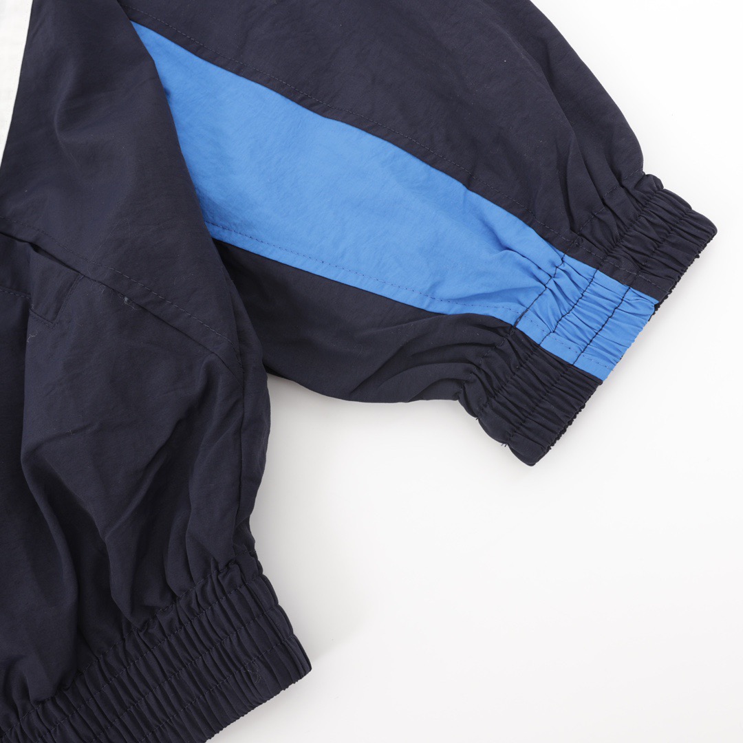 バレンシアガ「Balenciaga」クラッシュカラースタンドカラージャケット