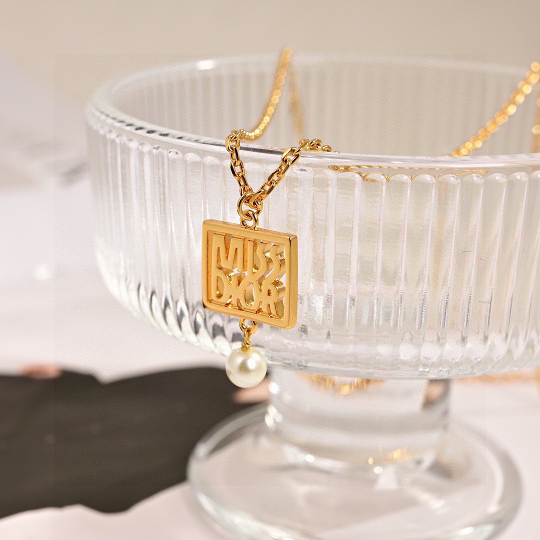 ディオール「Dior」Clair D Lune ネックレス40cm