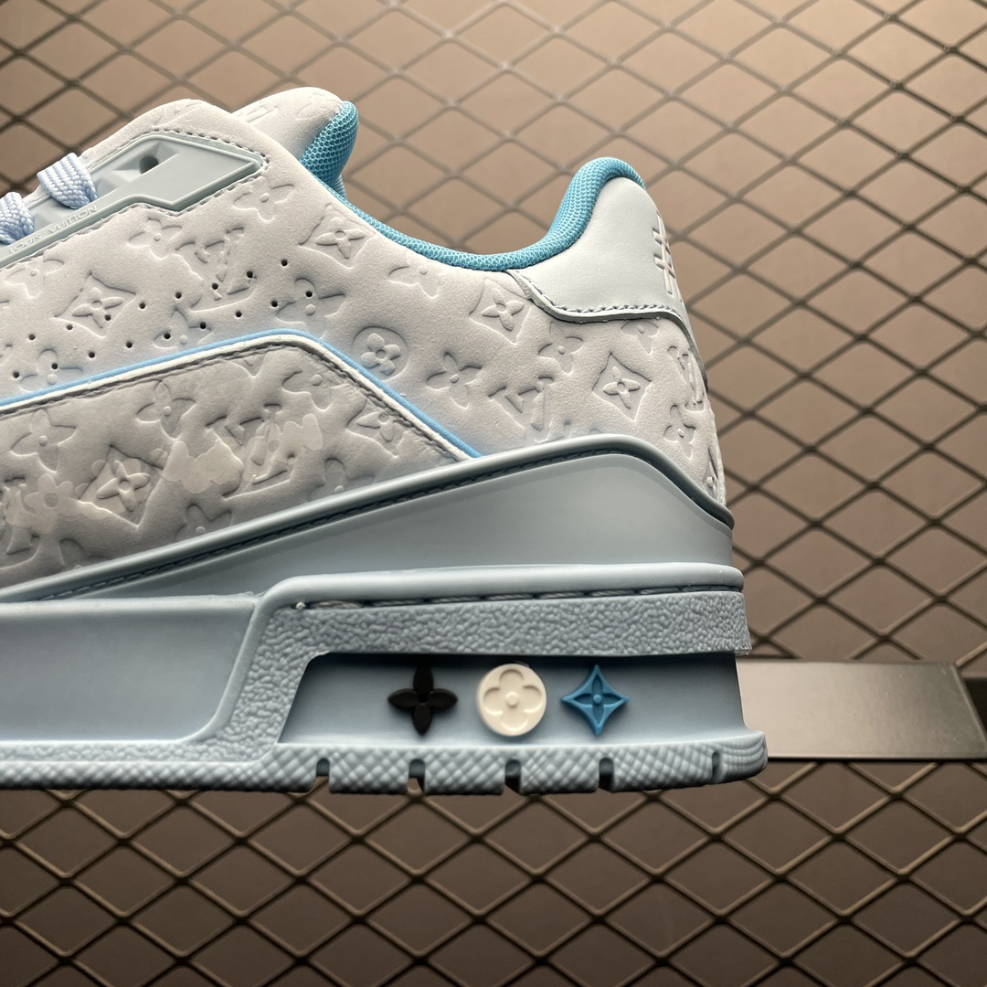 「コラボモデル」Louis Vuitton x Trainer ローカットスニーカー