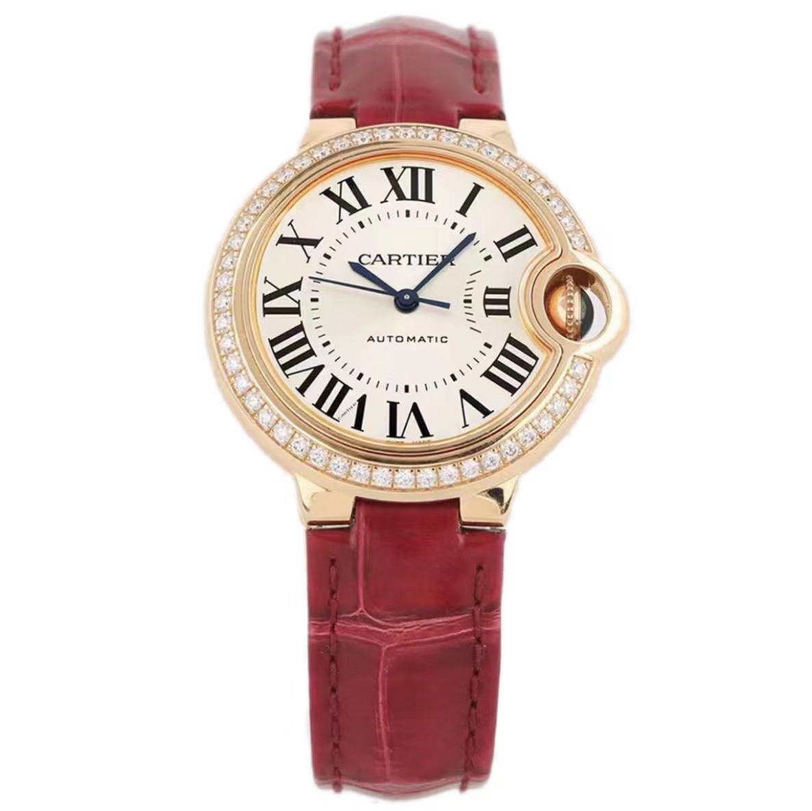 カルティエ［Cartier］バロン ブリュ 33mm 自動巻き 腕時計