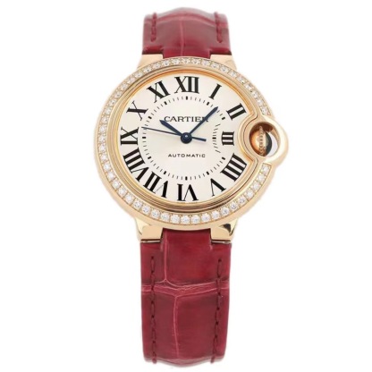 カルティエ［Cartier］バロン ブリュ 33mm 自動巻き 腕時計