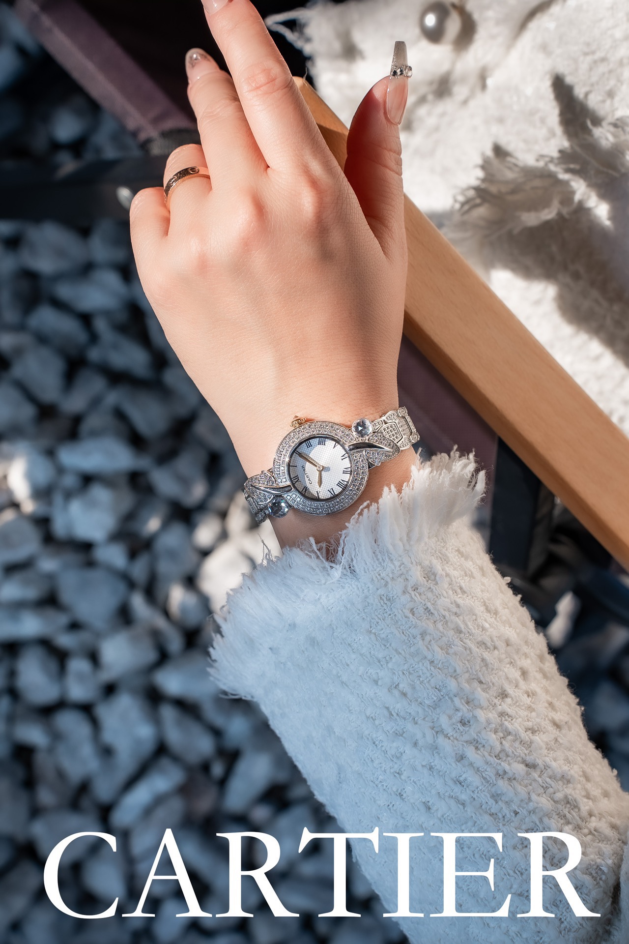 カルティエ［Cartier］パール ビヨンド アート ハイジュエリー 腕時計32MM