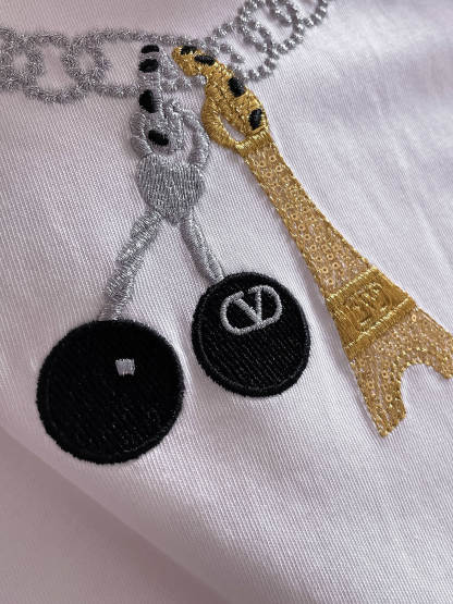 ヴァレンティノ「Valentino」25 ss春夏新作初の最新半袖クルーネックTシャツ