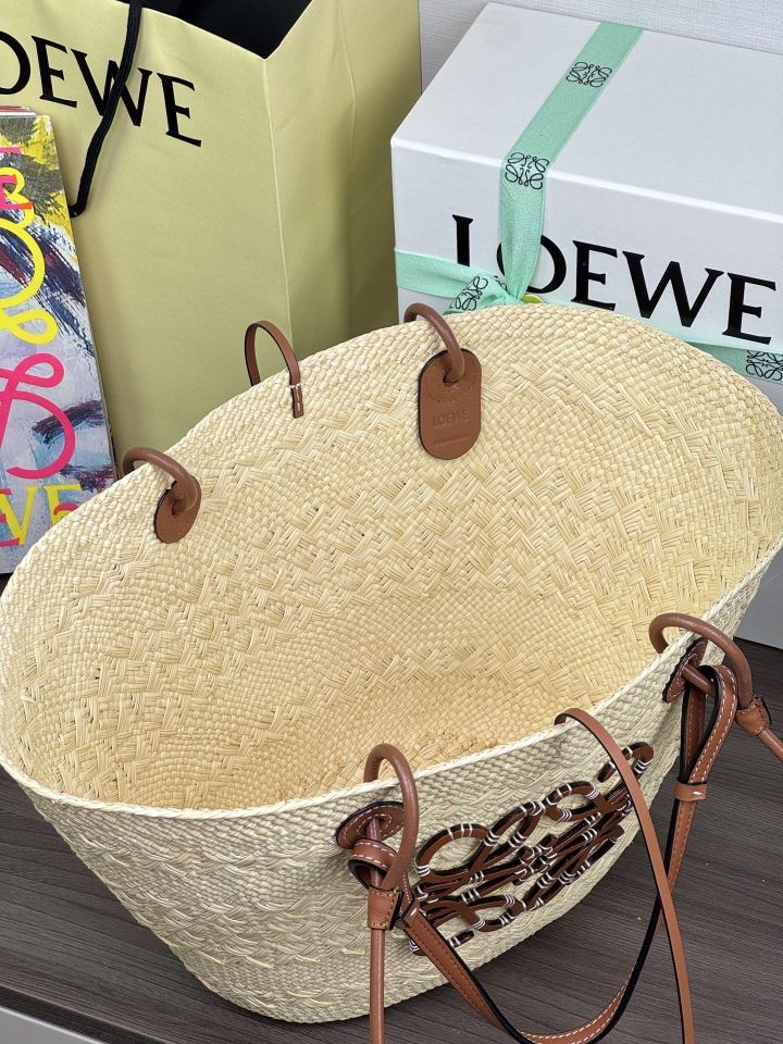 ロエベ「Loewe」 Paula's Ibiza ラフィア トートバッグ