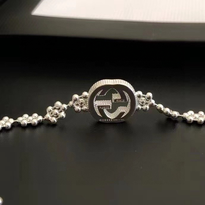 グッチ「Gucci」 スノーフレーク ダブルG ネックレス