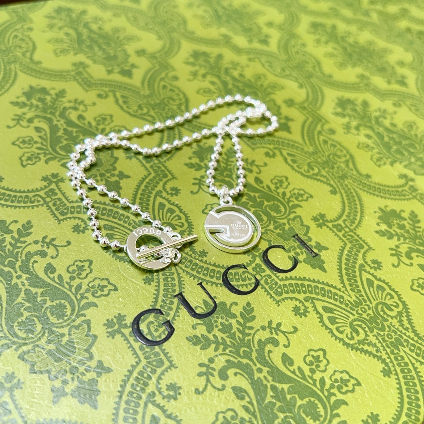 グッチ「Gucci」Anger Forest シルバーチェーンネックレス