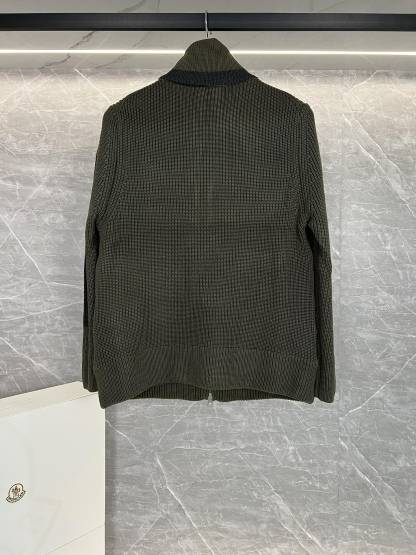 カナダグース「Canada Goose」Cardigan ストライプニットダウンジャケット