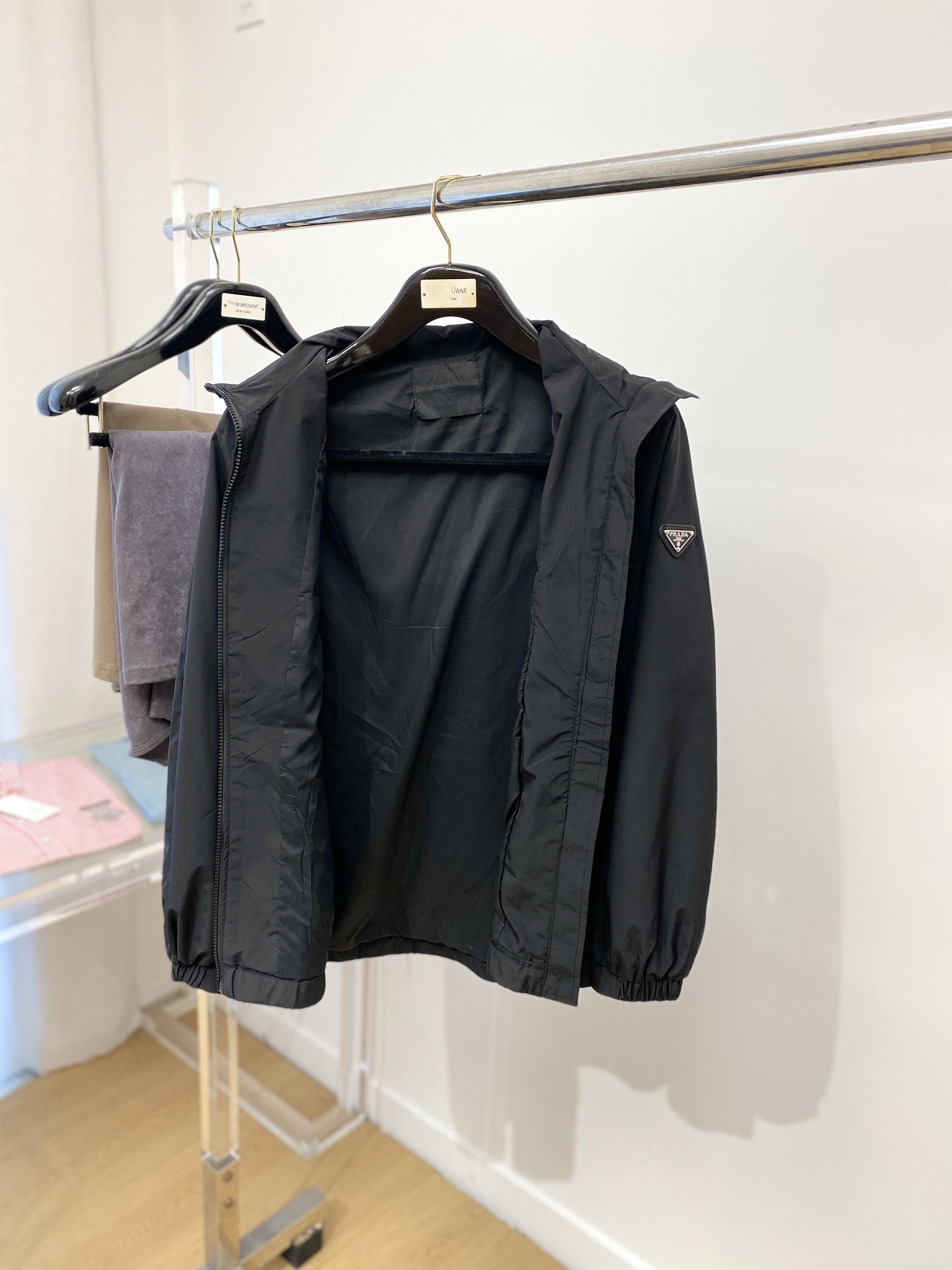 プラダ「Prada」2024秋冬 メンズ スタンドカラージャケット