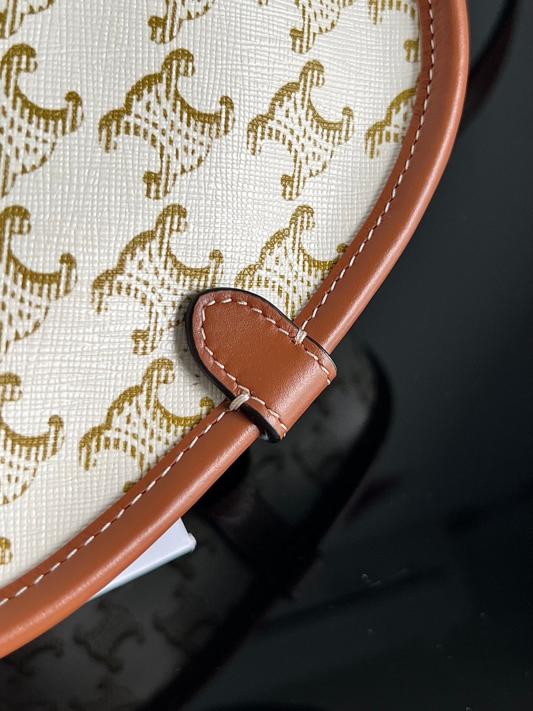 セリーヌ「Celine」FOLCO TRIOMPHE CANVAS サドルバッグ