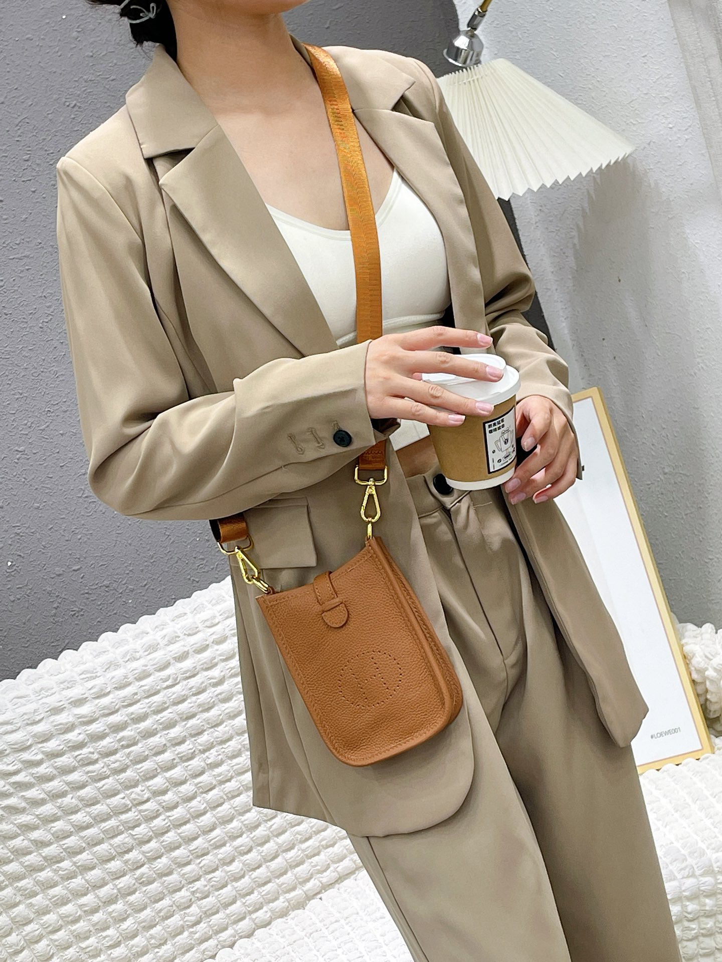 エルメス「Hermès」エブリン ミニ 12.5CM バッグ 15色「EVELYNE MINI BAG」