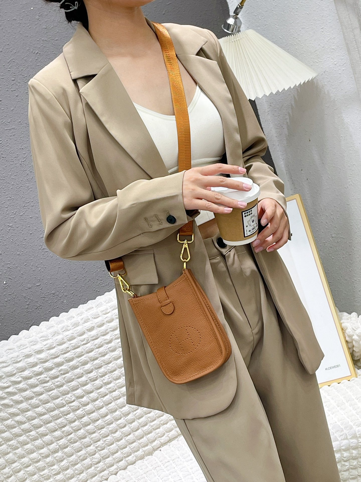 エルメス「Hermès」エブリン ミニ 12.5CM バッグ 15色「EVELYNE MINI BAG」