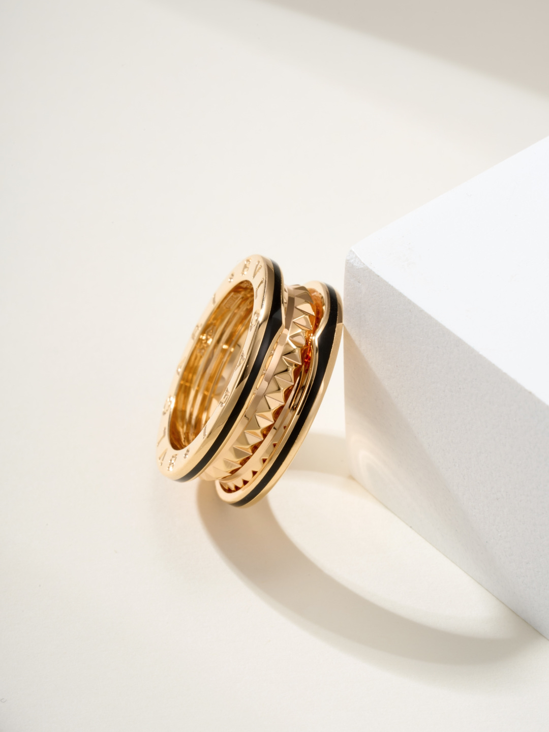 ブルガリ「Bvlgari」B.zero1 Rock ローマ リング