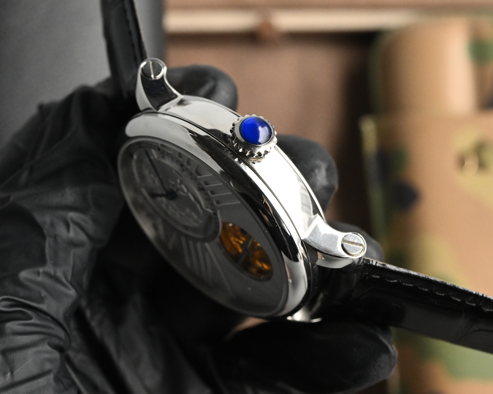 カルティエ「Cartier」CARTIERアースシリーズ腕時計47mm