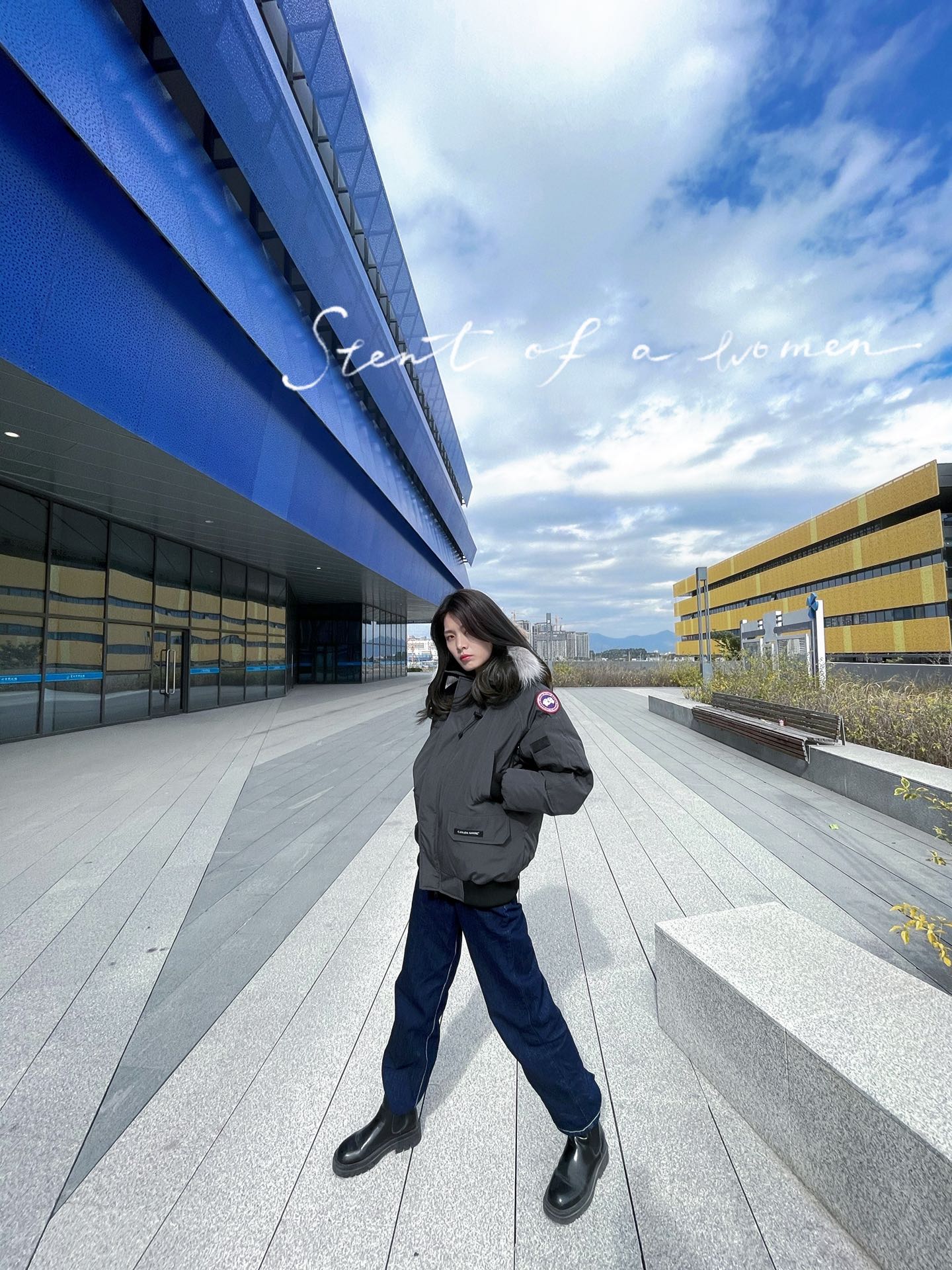 カナダグース「Canada Goose」フライトジャケット ダウンコート