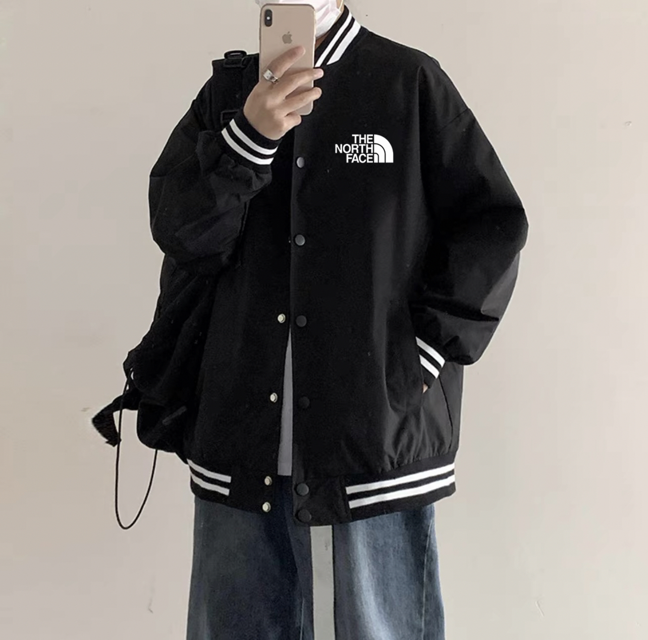 ザ・ノースフェイス「The North Face」ラッキーパンダ ベースボールジャケット