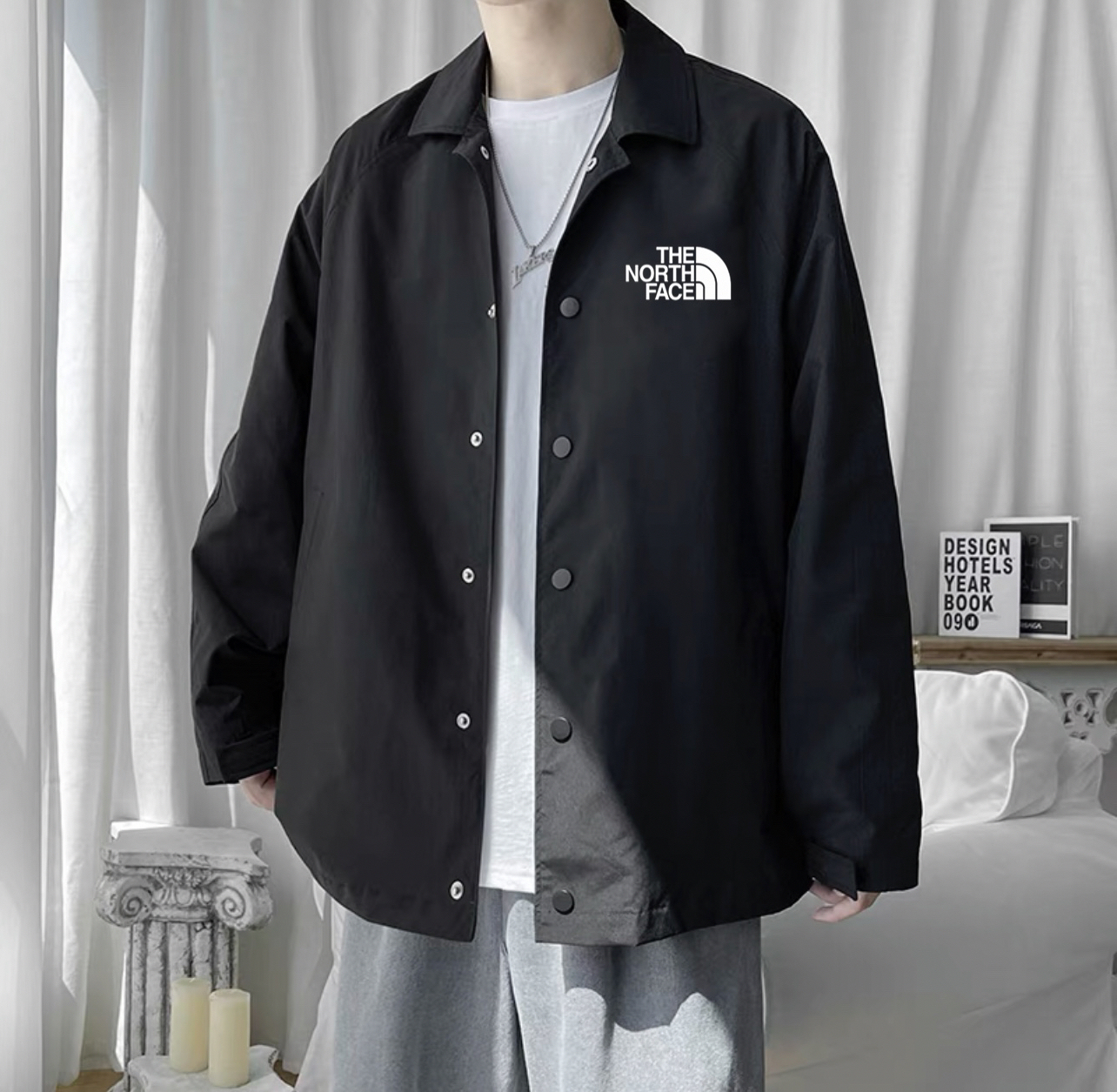 ザ・ノースフェイス「The North Face」カシュープリント スタンドカラージャケット