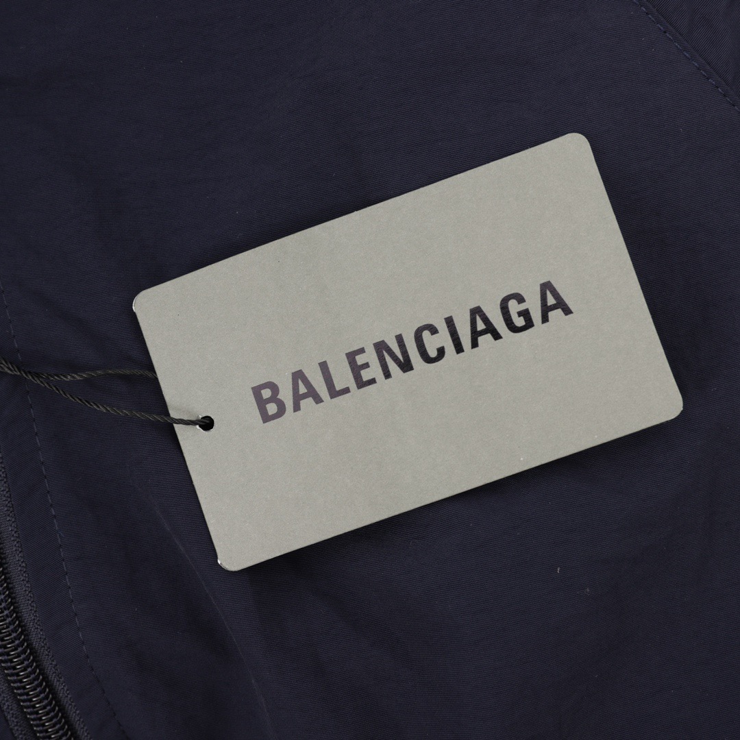 バレンシアガ「Balenciaga」クラッシュカラースタンドカラージャケット
