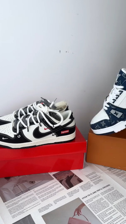 「コラボモデル」Louis Vuitton x Trainer ローカットスニーカー「4色」