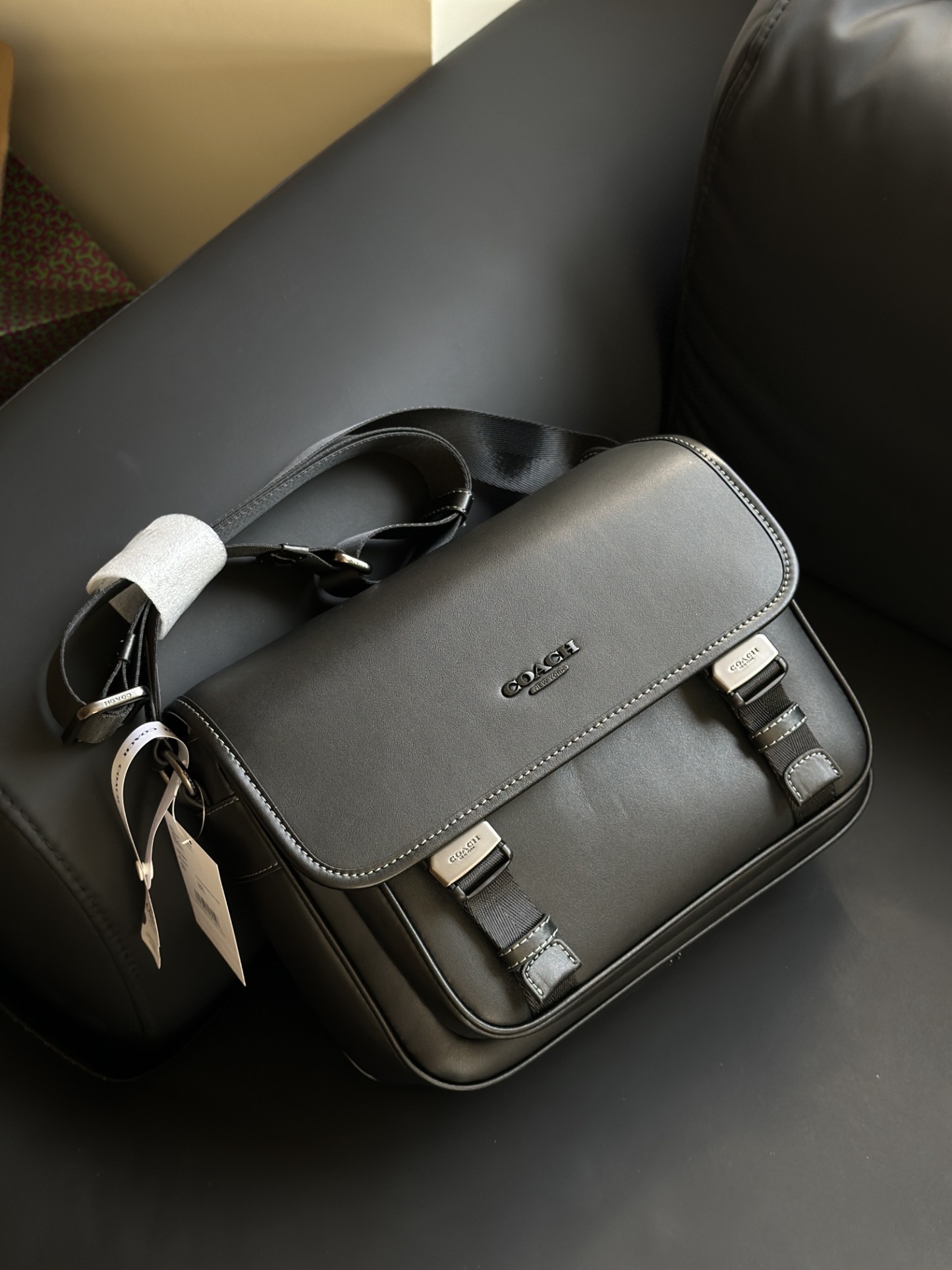 コーチ「Coach」 Racer メンズ メッセンジャーバッグ