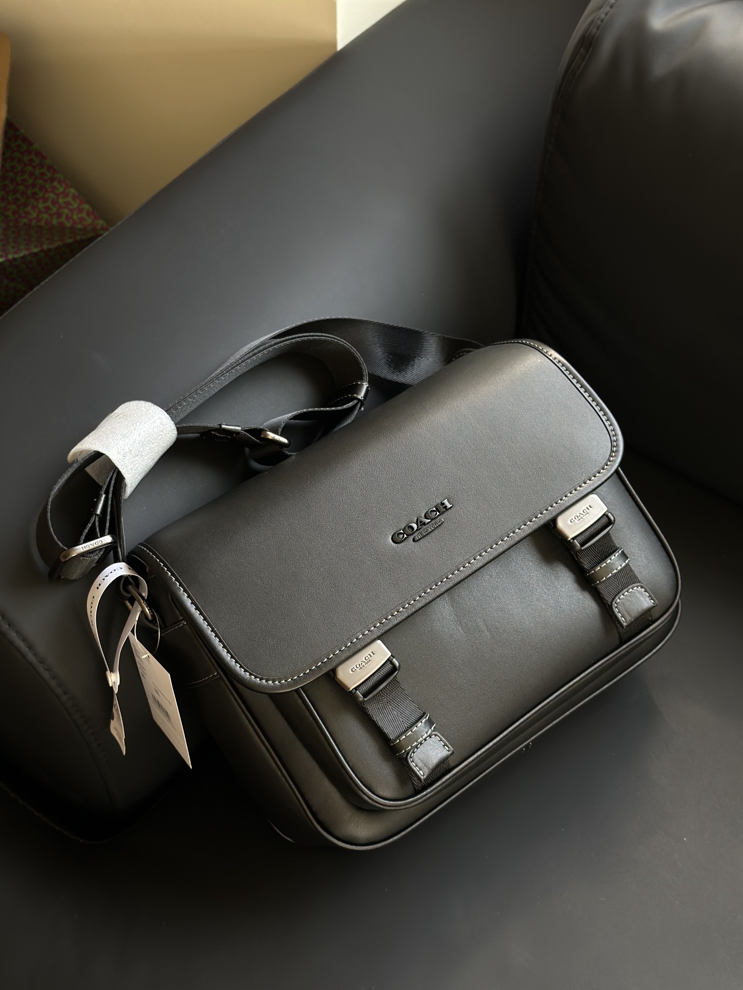 コーチ「Coach」 Racer メンズ メッセンジャーバッグ