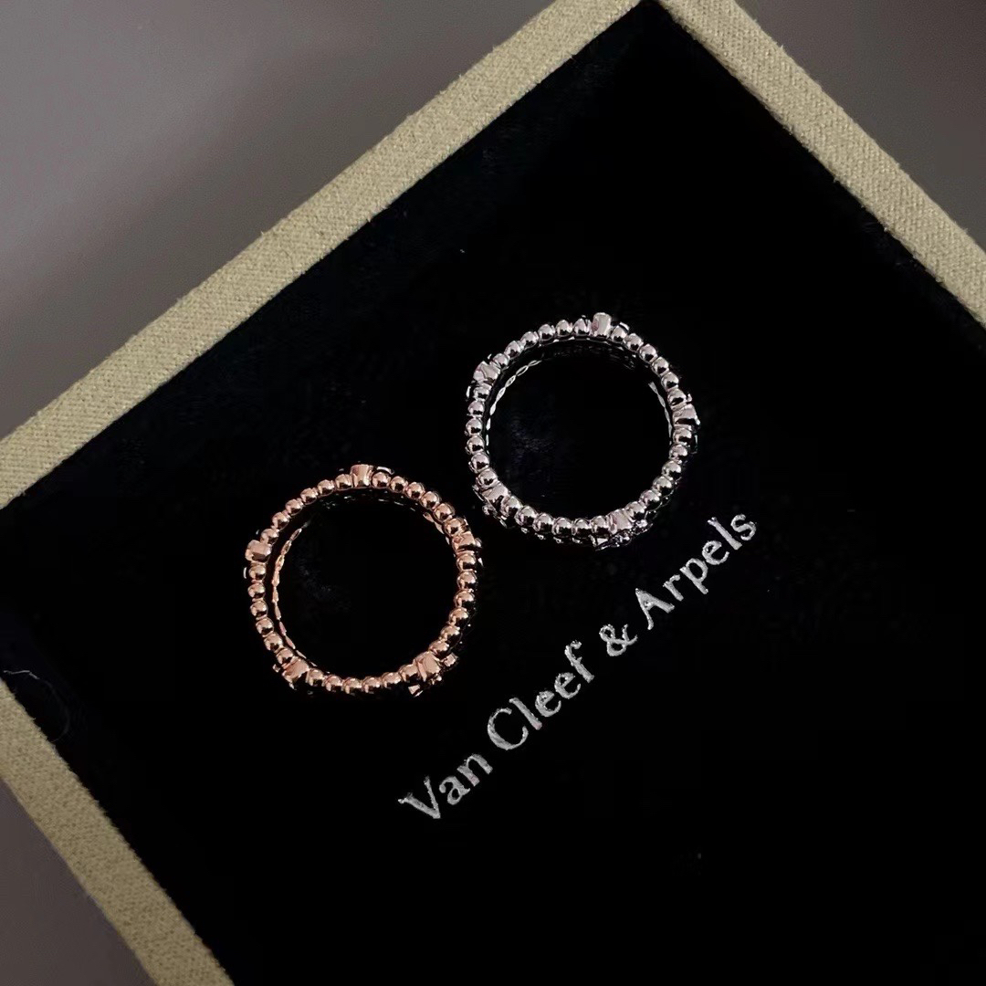ヴァン クリーフ＆アーペル「Van Cleef & Arpels」vca万華鏡狭版フルドリルリング