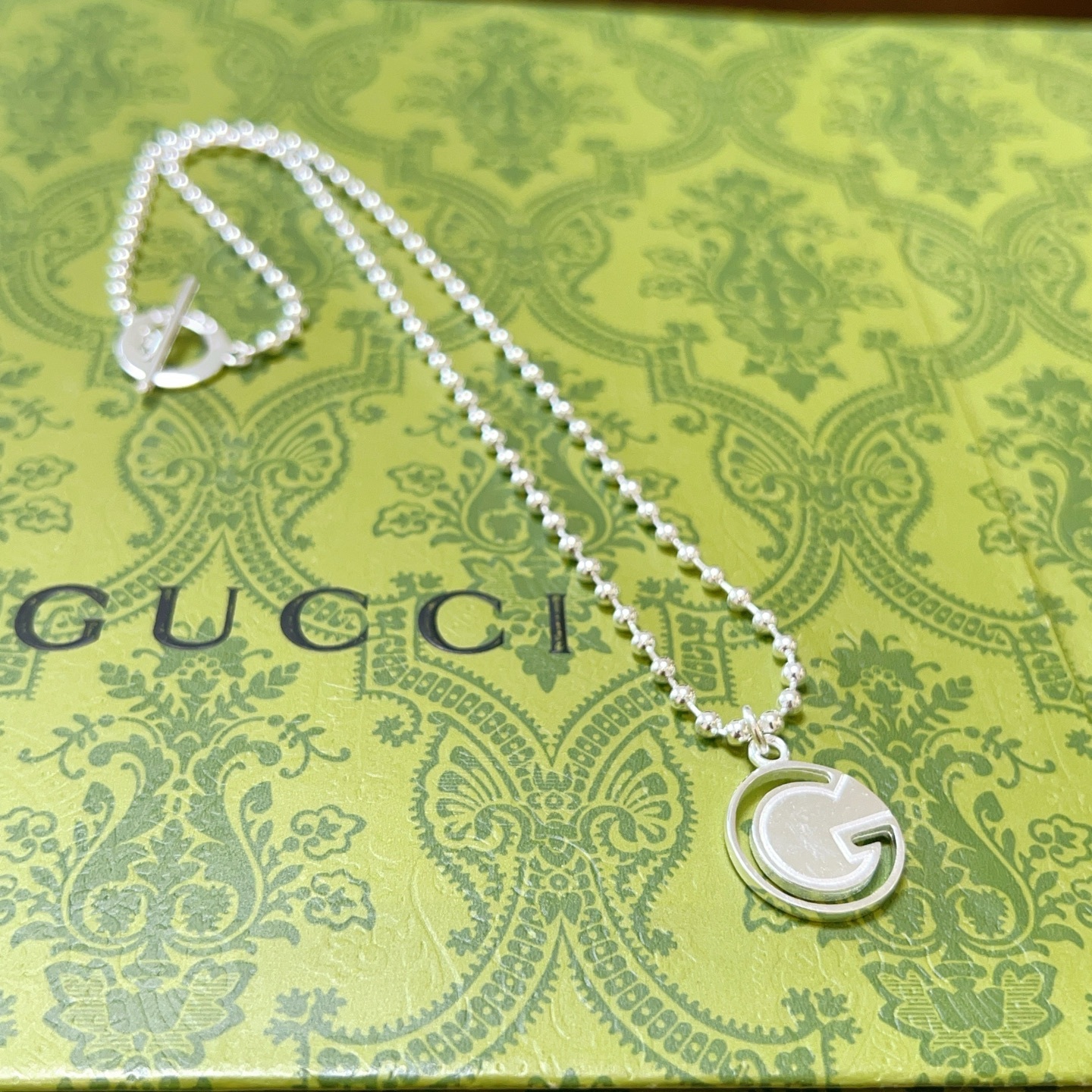 グッチ「Gucci」Anger Forest シルバーチェーンネックレス